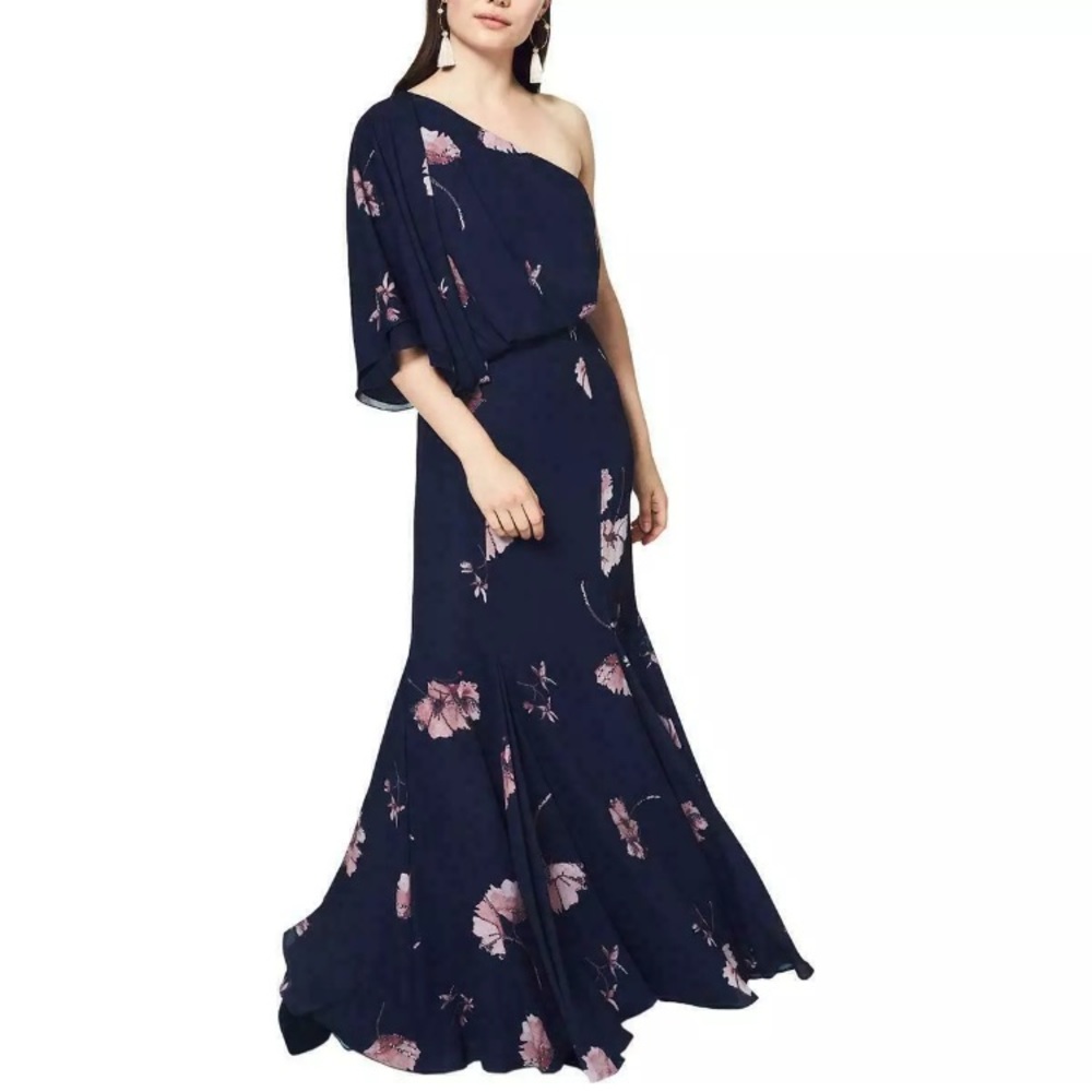 Fame and Partners Ornate Dusk Print Dress